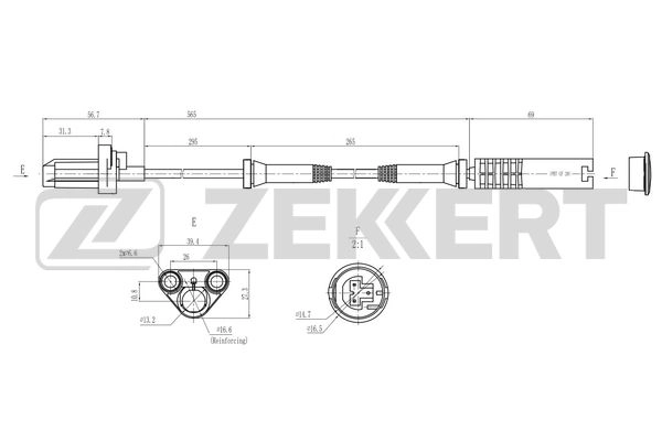 Sensor, wheel speed (SE-6185)