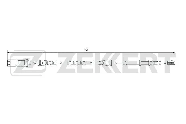 Warning Contact, brake pad wear (BS-8076)