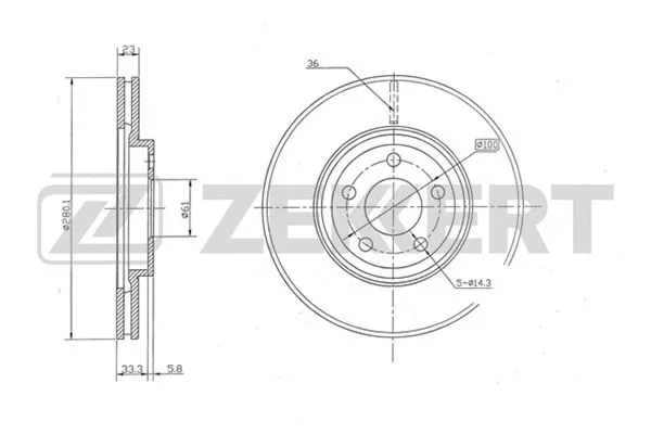 Brake Disc (BS-5491)