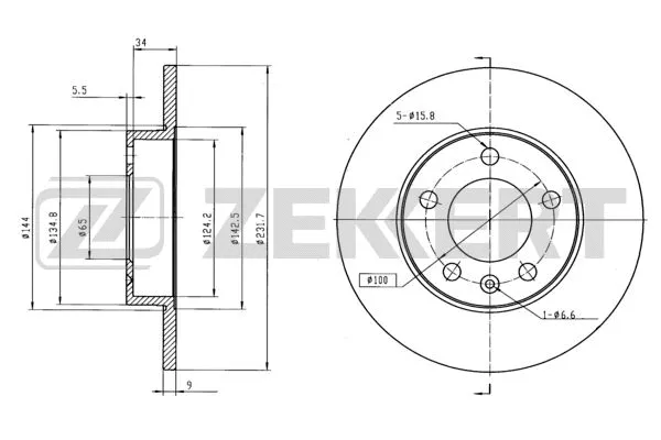 Brake Disc (BS-5032B)