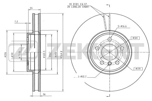 Brake Disc (BS-6170)