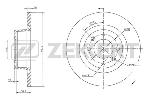 Brake Disc (BS-5370)
