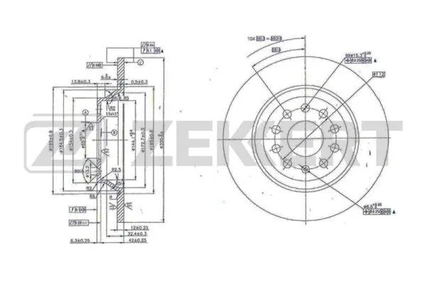Brake Disc (BS-6080)