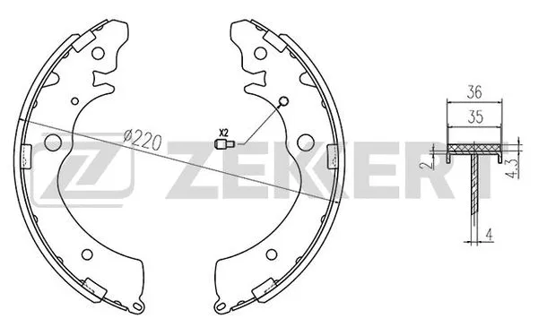 Brake Shoe Set