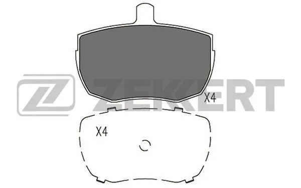 Brake Pad Set, disc brake (BS-2965)