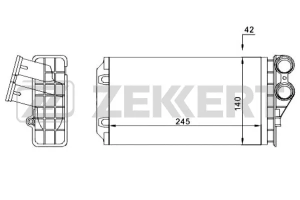 Heat Exchanger, interior heating (MK-5044)
