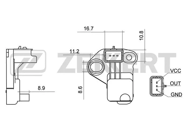 Sensor, crankshaft pulse (SE-4008)