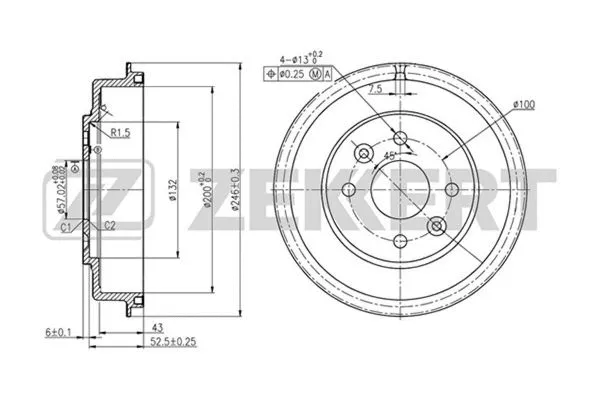Brake Drum (BS-5129)