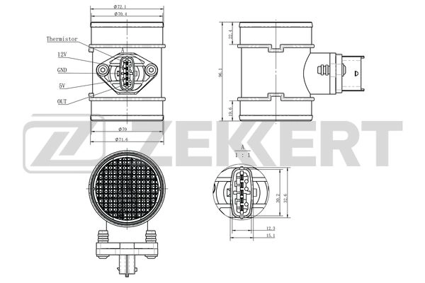 Sensor, intake manifold pressure (SE-1068)