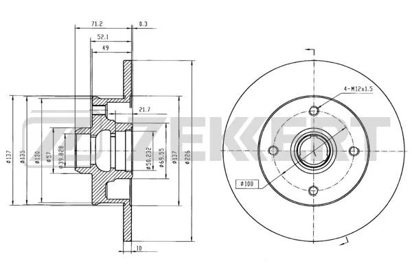 Brake Disc (BS-5087BZ)