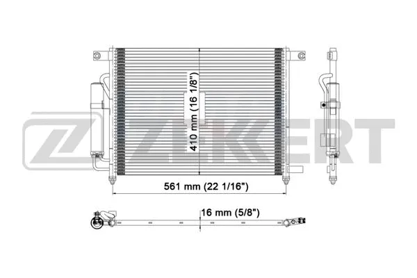 Condenser, air conditioning (MK-3052)