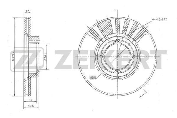 Brake Disc (BS-5909)