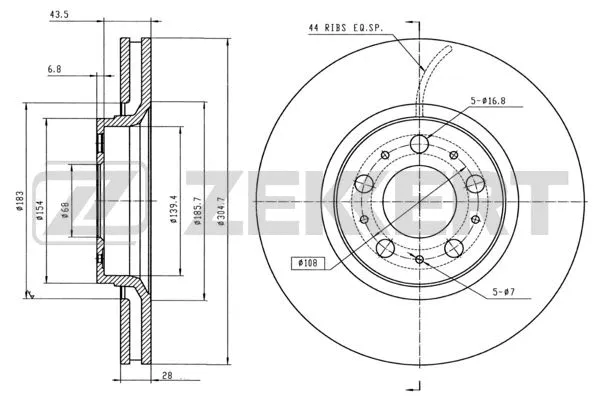 Brake Disc (BS-5299B)