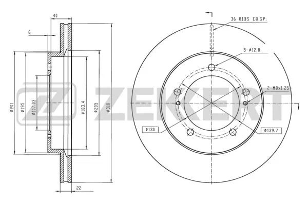 Brake Disc (BS-6058)