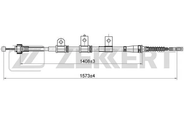 Cable Pull, parking brake (BZ-1051)