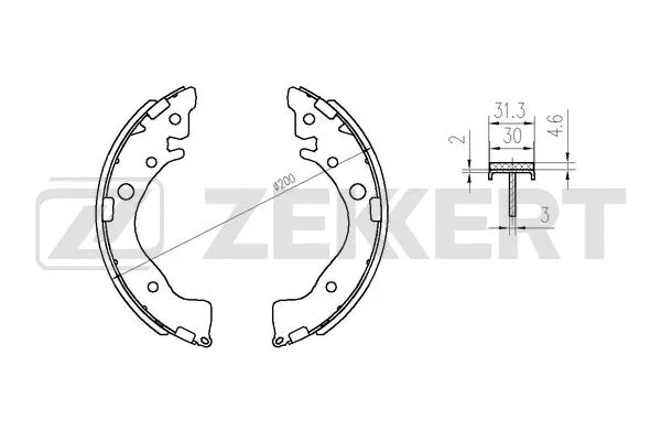 Brake Shoe Set