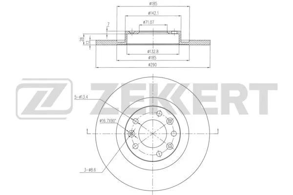 Brake Disc (BS-6356)