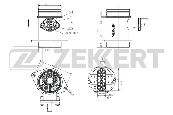 Sensor, intake manifold pressure (SE-1069)