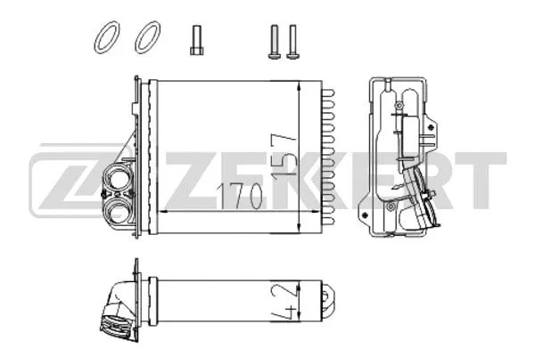 Heat Exchanger, interior heating (MK-5040)