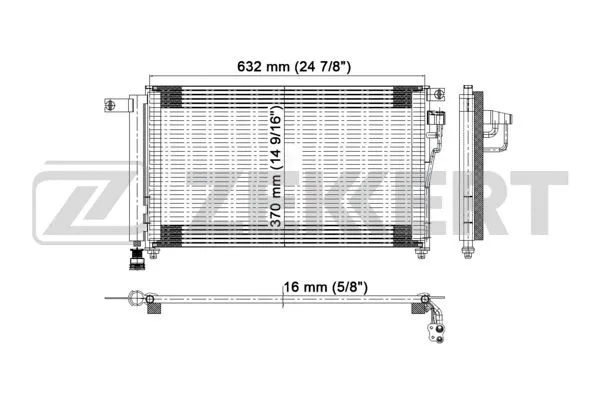 Condenser, air conditioning (MK-3053)
