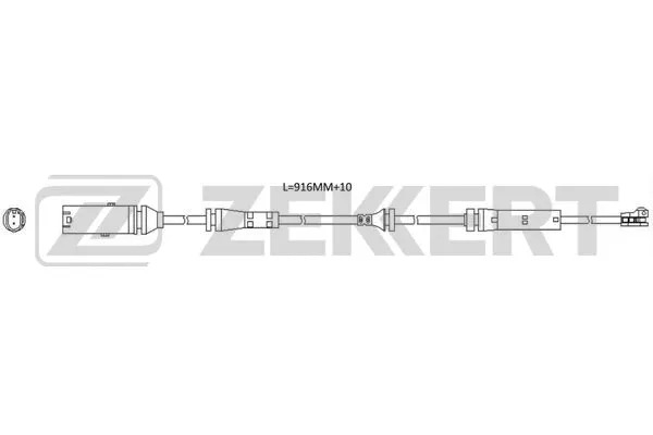 Warning Contact, brake pad wear (BS-8129)