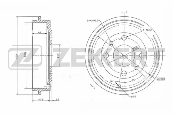 Brake Drum (BS-5481)