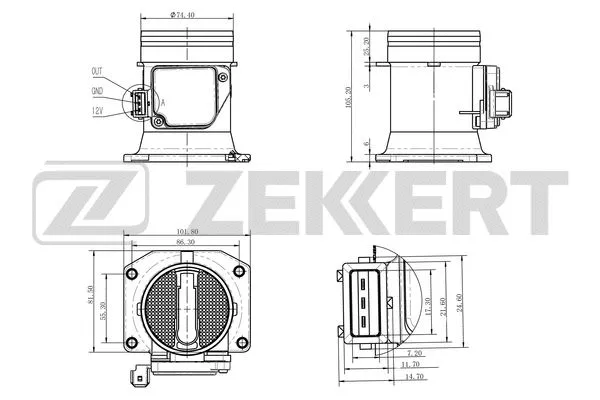 Mass Air Flow Sensor (SE-1015)