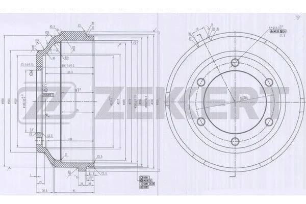 Brake Drum (BS-6038)