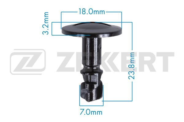 Clip, trim/protection strip (BE-3661)