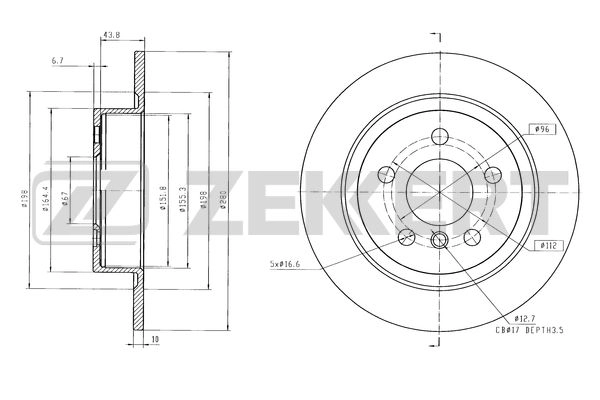 Brake Disc (BS-6597)