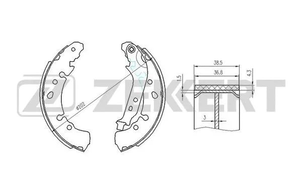 Brake Shoe Set
