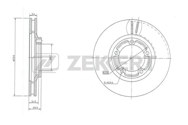 Brake Disc (BS-5281)