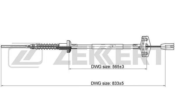Cable Pull, clutch control (BZ-1019)