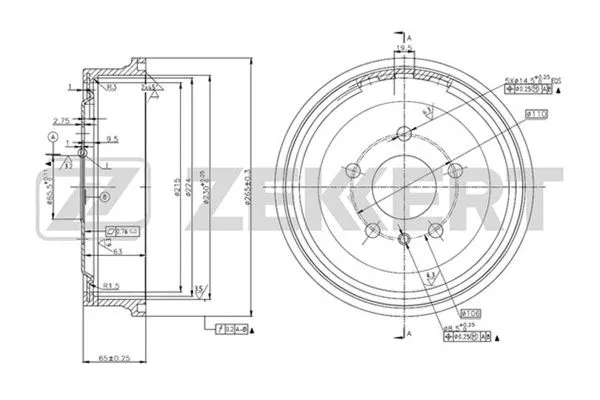 Brake Drum (BS-5574)