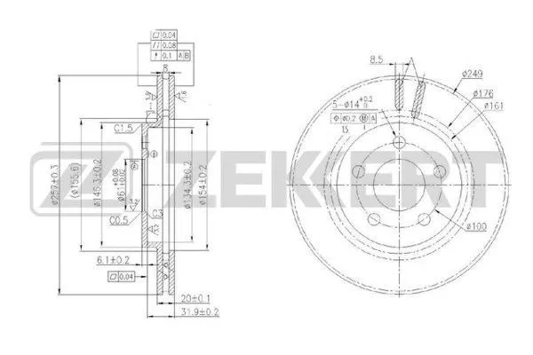 Brake Disc (BS-5681)
