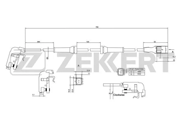 Sensor, wheel speed (SE-6033)