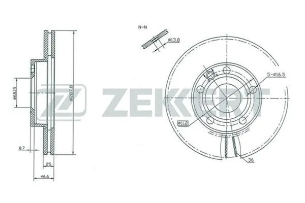 Brake Disc (BS-5198)