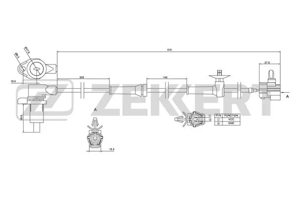 Sensor, wheel speed (SE-6119)