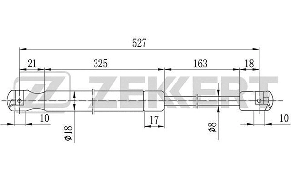 Gas Spring, boot/cargo area (GF-2090)