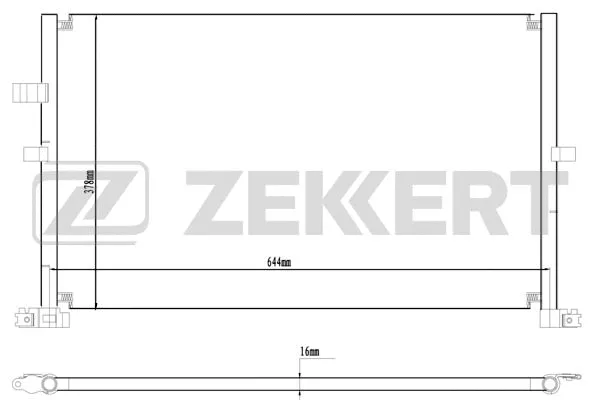 Condenser, air conditioning (MK-3177)