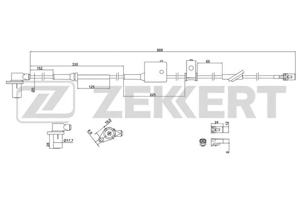 Sensor, wheel speed (SE-6090)
