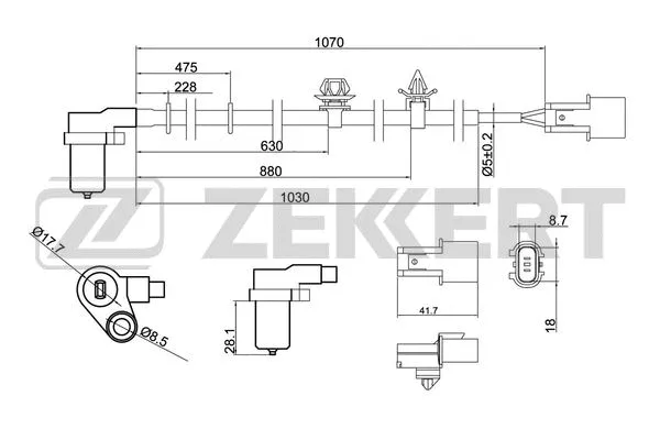Sensor, wheel speed (SE-6157)
