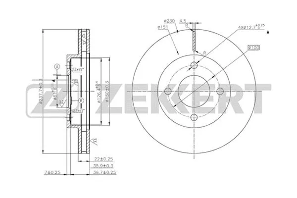 Brake Disc (BS-5629)