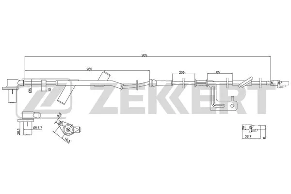 Sensor, wheel speed (SE-6077)
