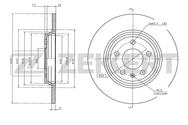 Brake Disc (BS-6595)