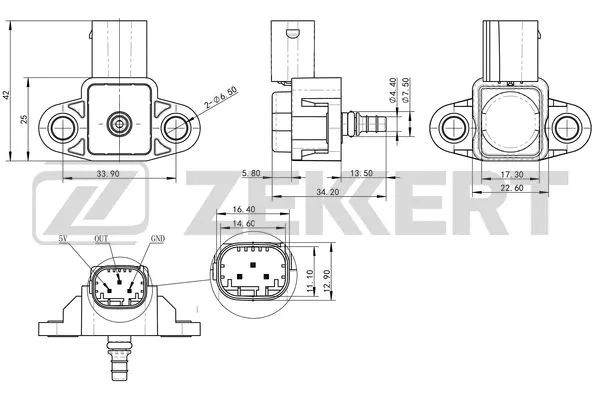 Sensor, intake manifold pressure (SE-1043)