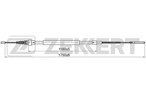 Cable Pull, parking brake (BZ-1093)