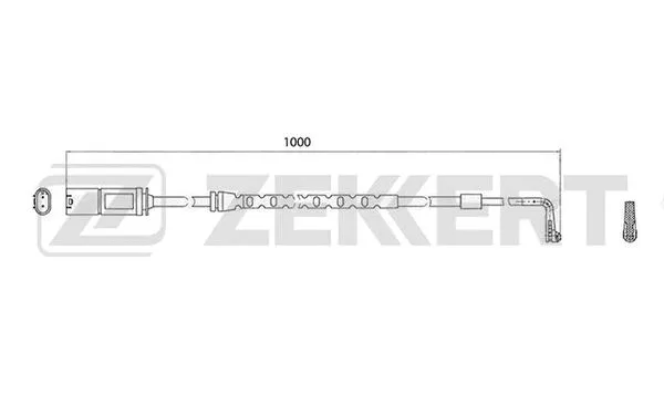 Warning Contact, brake pad wear (BS-8055)