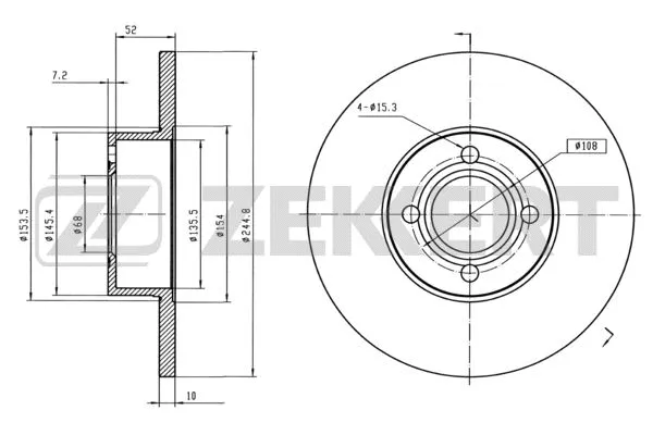 Brake Disc (BS-5076B)
