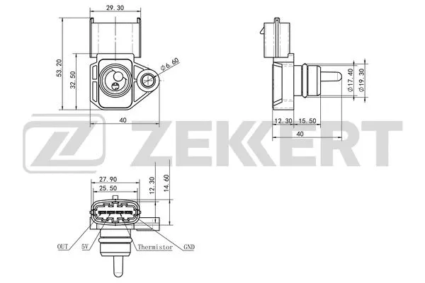 Sensor, intake manifold pressure (SE-1027)